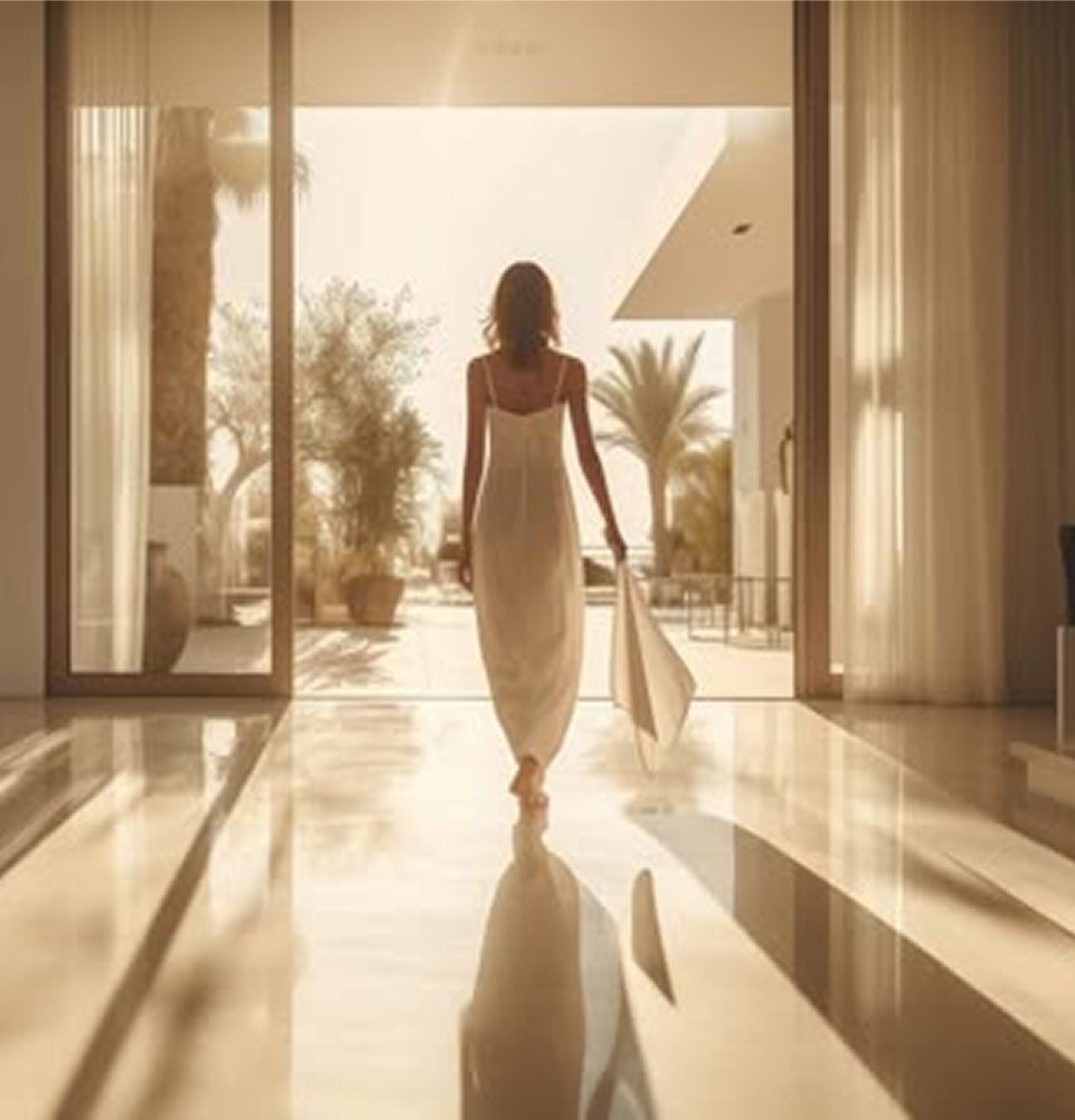 The Pearl water view